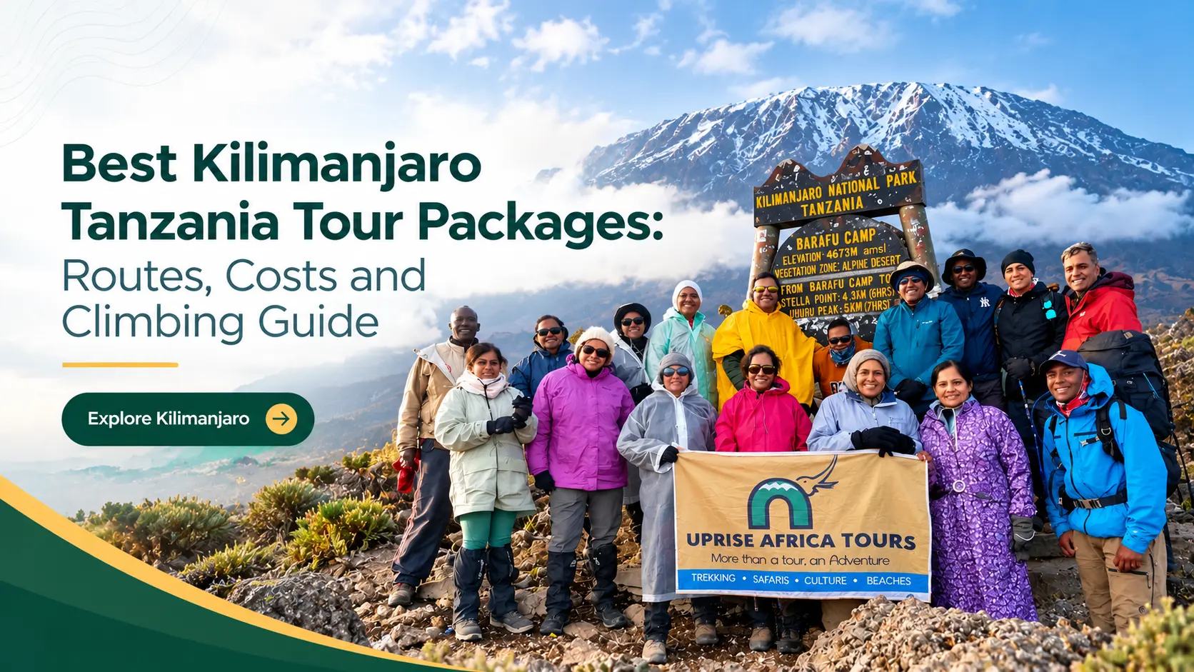 Best Kilimanjaro Tanzania Tour Packages: Routes, Costs and Climbing Guide