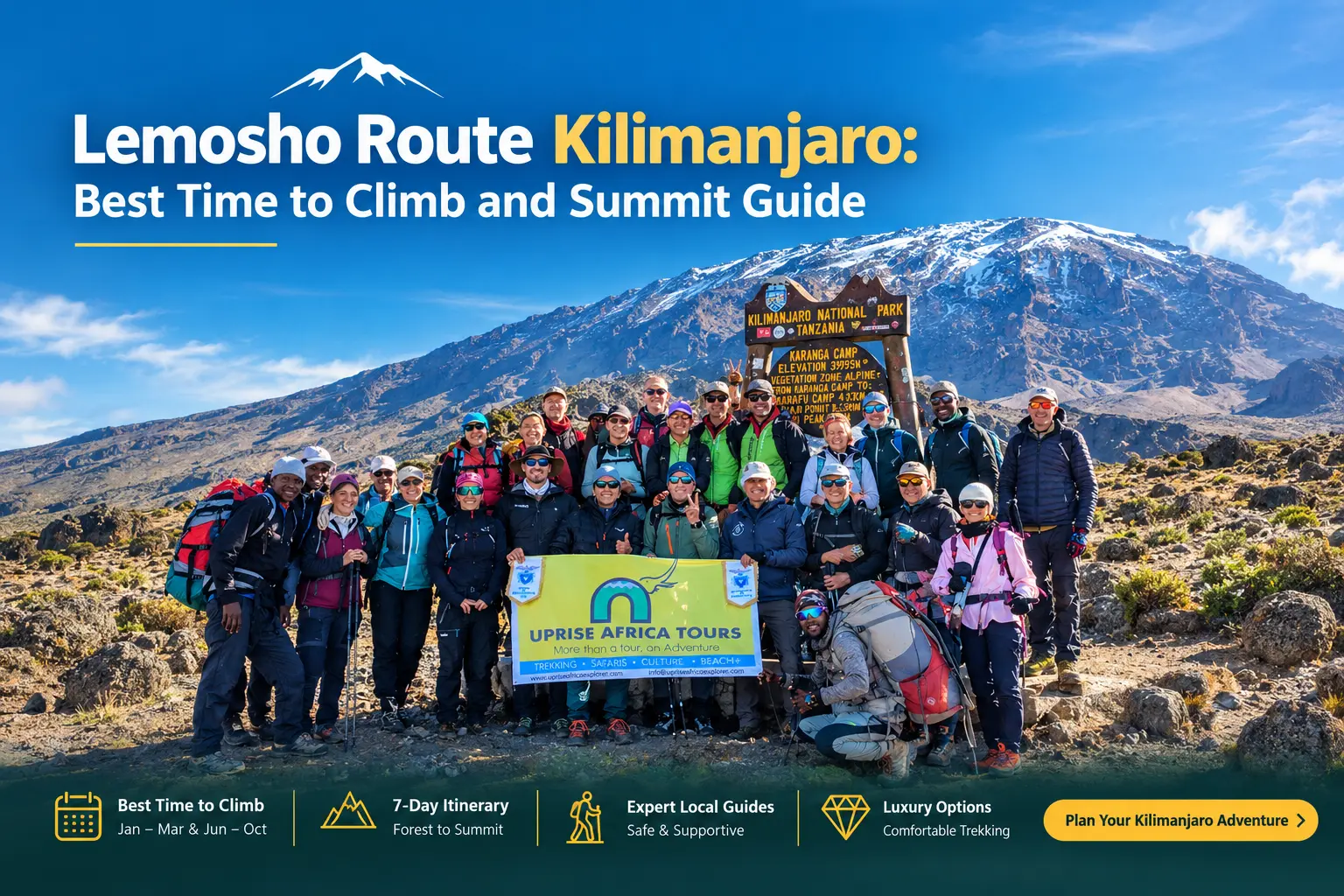 Lemosho Route Kilimanjaro: Best Time to Climb and Summit Guide